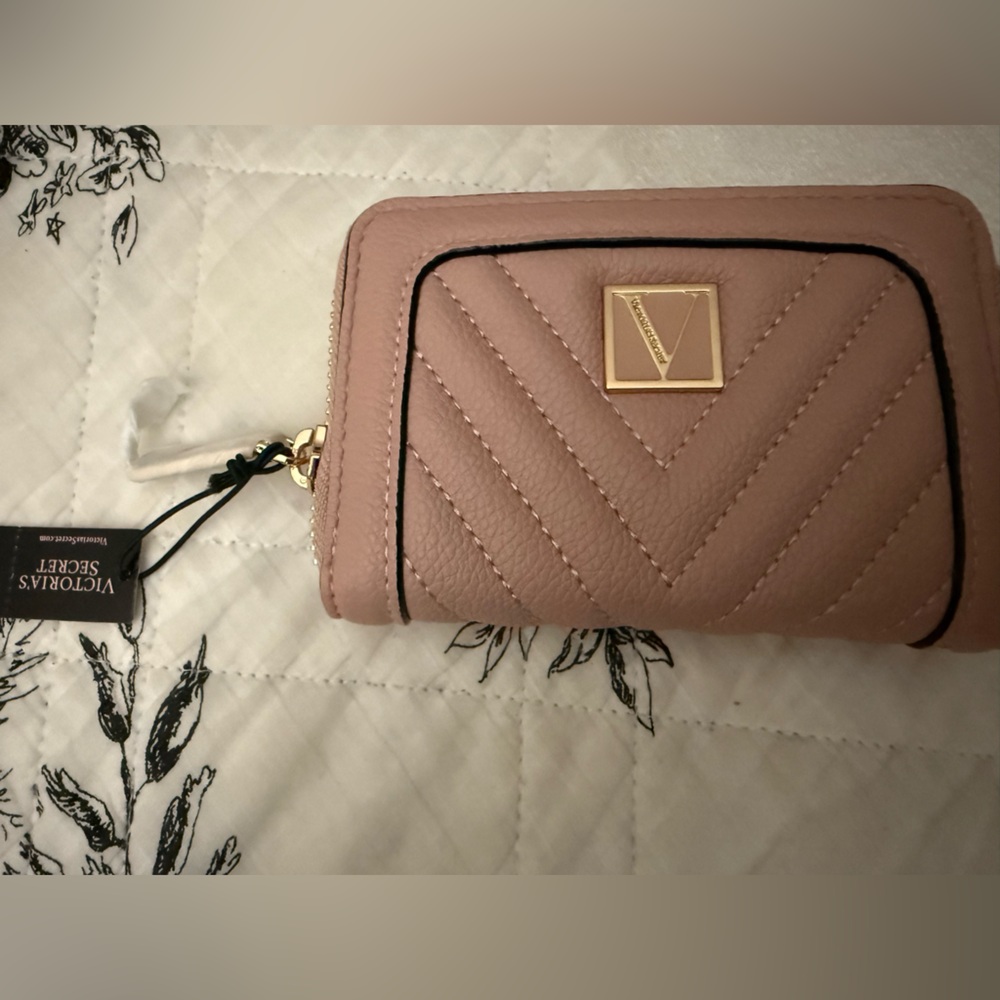 Victoria's Secret Blush Quilted Wallet